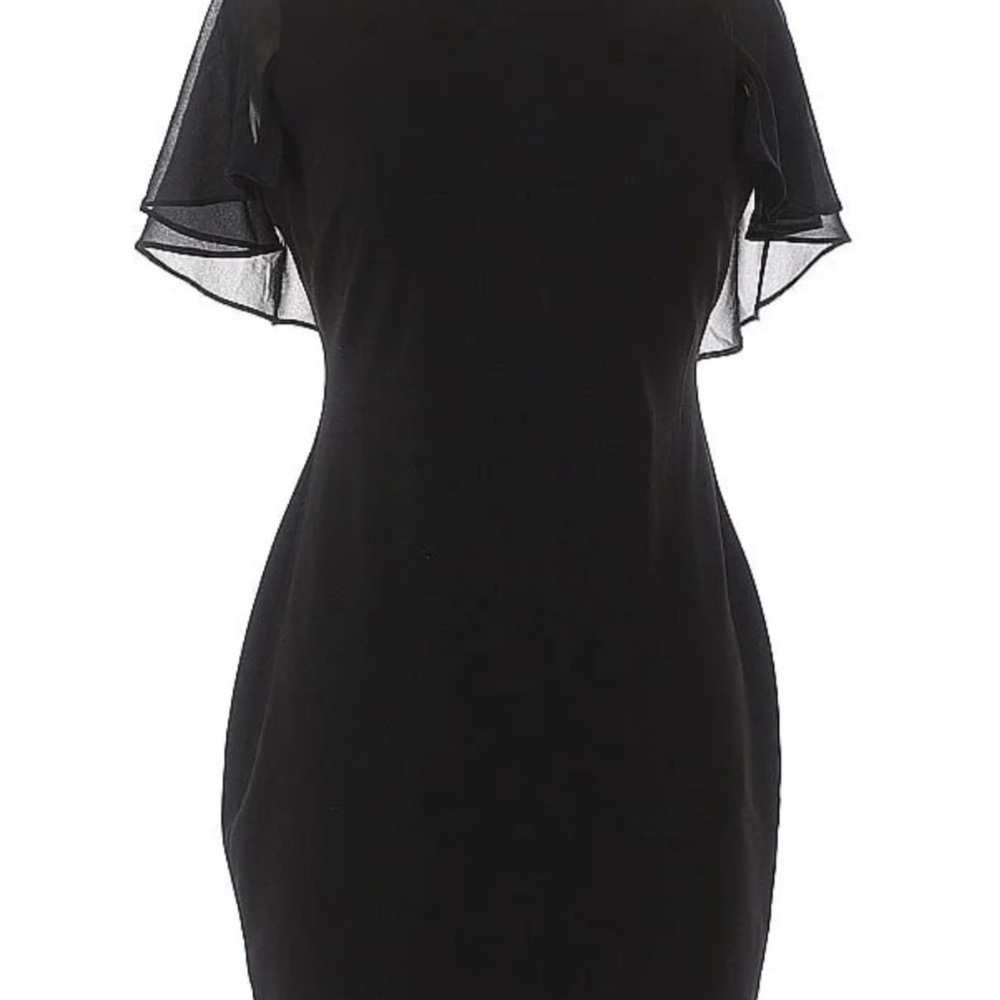 Elegant Black Cocktail Dress